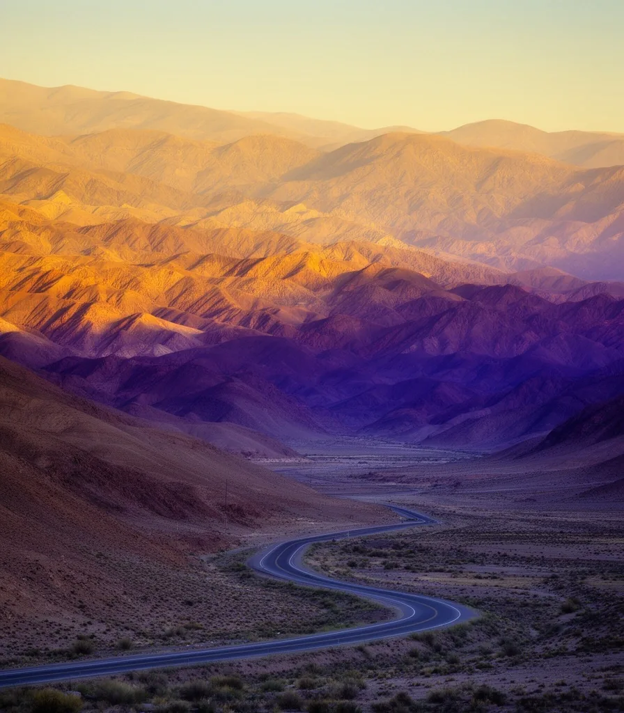 Quebrada de Humahuaca al amanecer
