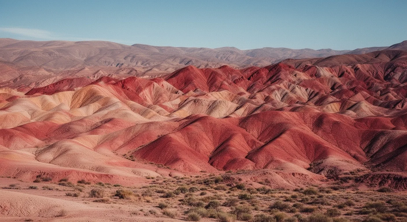 Quebrada de Humahuaca al atardecer